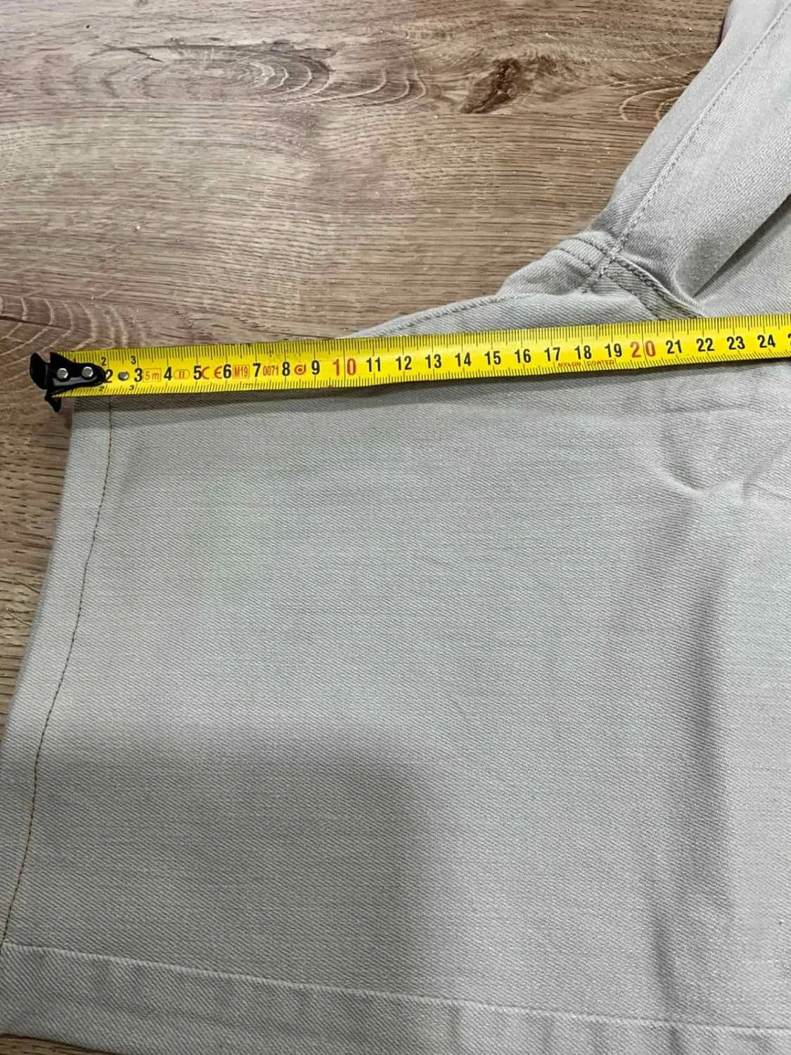Short Levi's Modern Crop Preppy Femme 98% Coton Gris Slv018 – photo 15